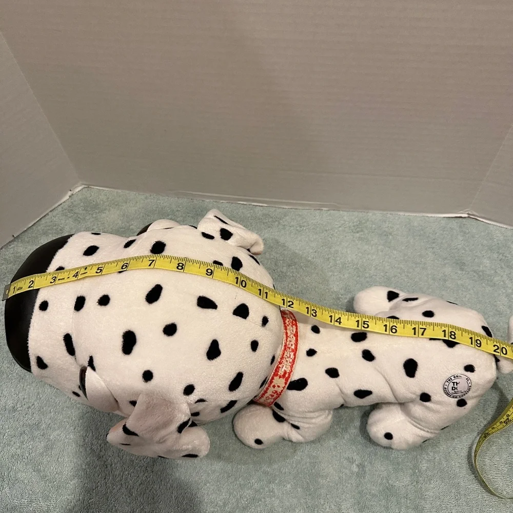 The Dog Artlist Collection Dalmation Plush 20” Play Along 2002 Big Head Collar - Picture 12 of 13